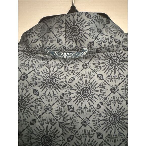 Free People Intimately Sz XS/S Oasis House Robe Blue Motif Kimono Stone - Picture 11 of 16